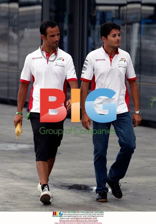 Liuzzi and Fisichella, Force India F1 Team