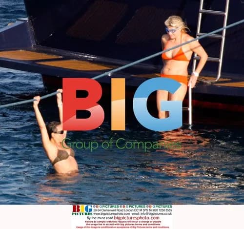Nancy Dell'Olio on Greek Yacht