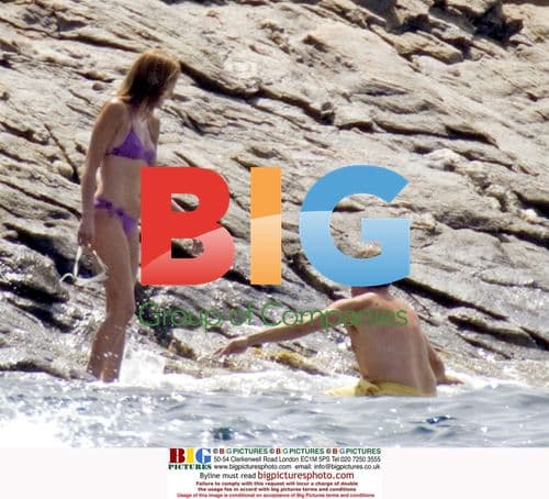 French President Sarkozy and Wife Carla Bruni on Holiday