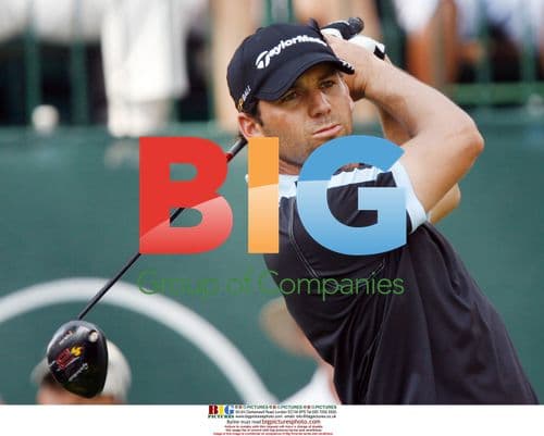 Sergio Garcia at Barclays golf tournament