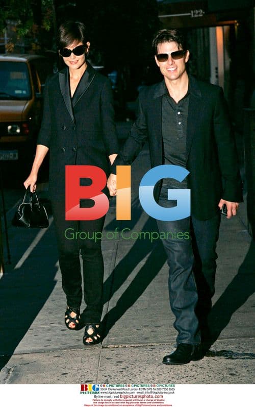 Tom Cruise and Katie Holmes on Date Night