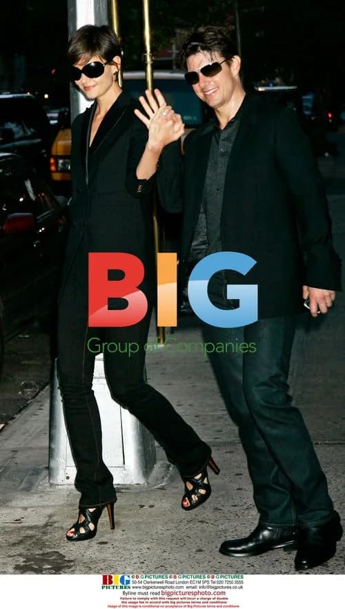 Tom Cruise and Katie Holmes on Date Night