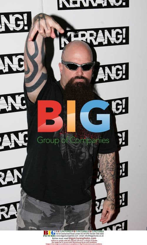 Kerry King from Slayer at 2008 Kerrang Awards