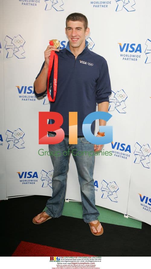 Michael Phelps at London Press Conference