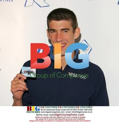 Michael Phelps at press conference
