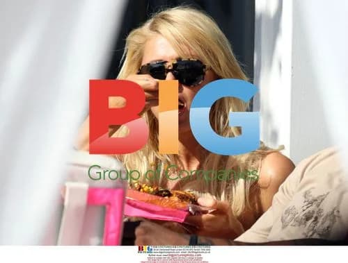 Paris Hilton at clothing launch in Malibu
