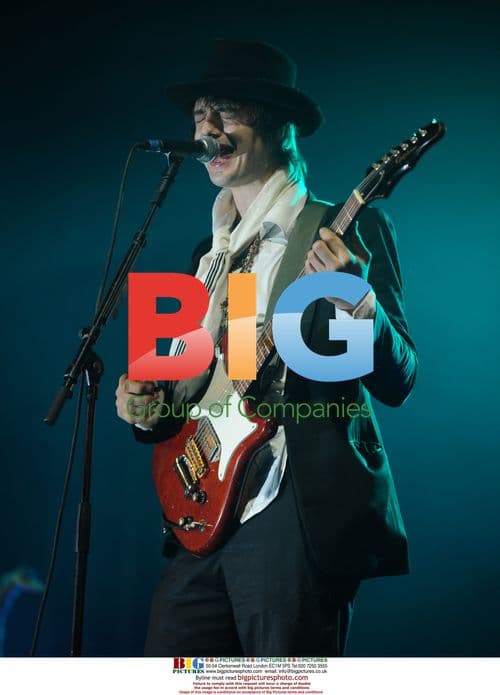 Pete Doherty performs with Babyshambles at Leeds Festival