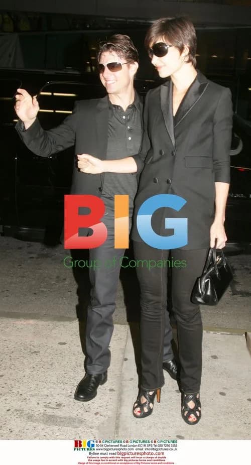 Tom Cruise and Katie Holmes attend 'South Pacific'