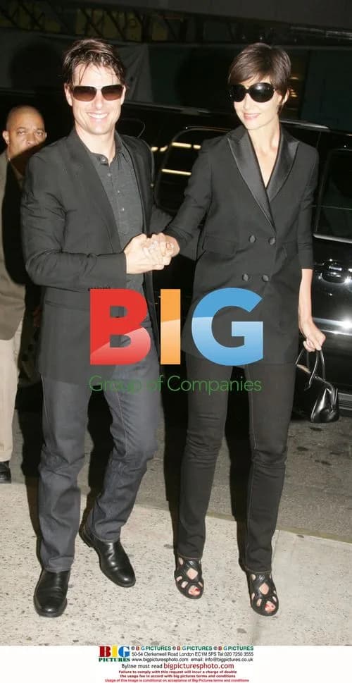 Tom Cruise and Katie Holmes attend 'South Pacific'