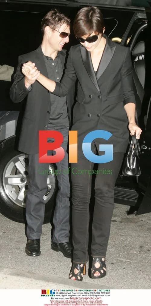 Tom Cruise and Katie Holmes attend 'South Pacific'