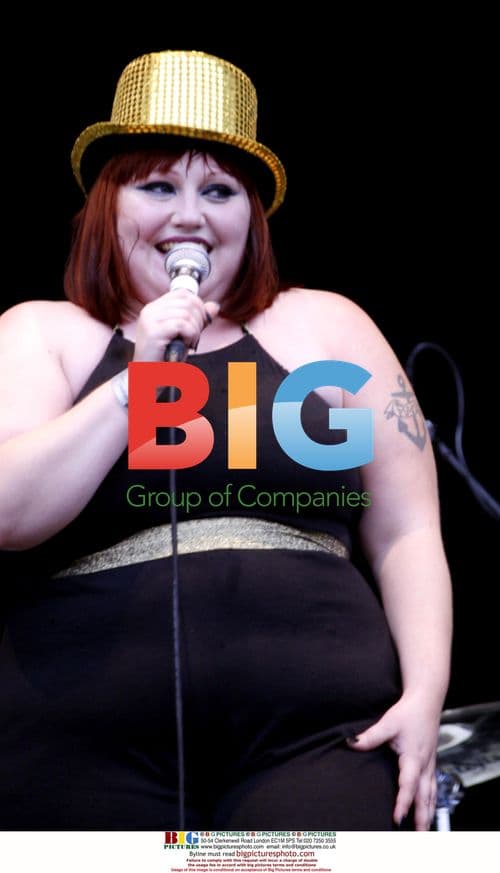 Beth Ditto of The Gossip performs at Creamfields