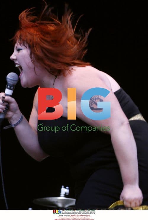 Beth Ditto of The Gossip at Creamfields Festival