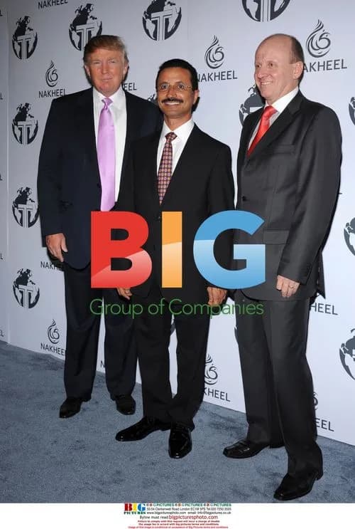 Donald Trump and Sultan Ahmed Bin Sulayem in Bel Air