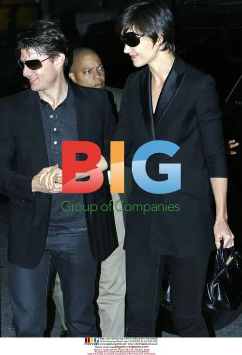 Tom Cruise and Katie Holmes Leaving NYC Restaurant