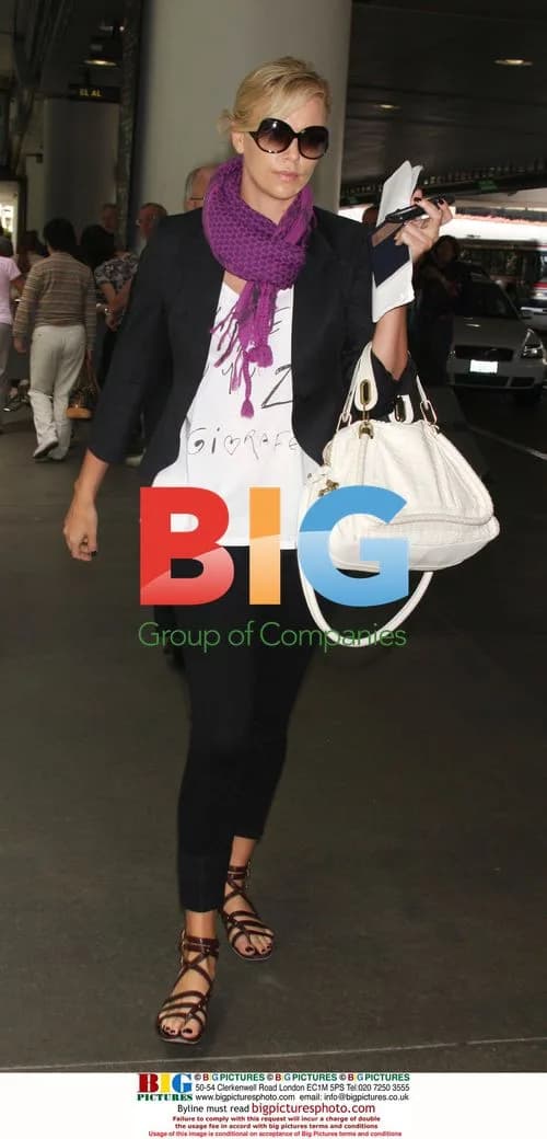 Charlize Theron at LAX