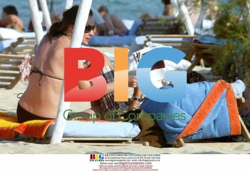 Claire Forlani enjoys day in St Tropez