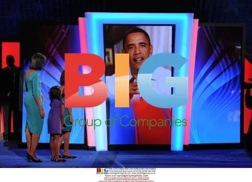 Barack Obama family at DNC
