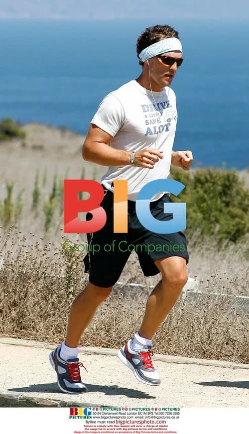 Matthew McConaughey on morning run