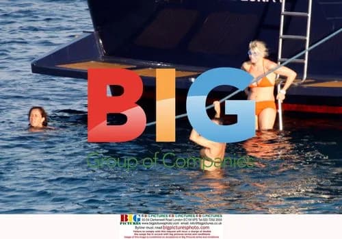Nancy Dell'Olio Enjoys Yacht Trip in Greece