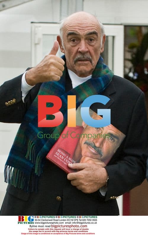 Sir Sean Connery Unveils Book at Festival