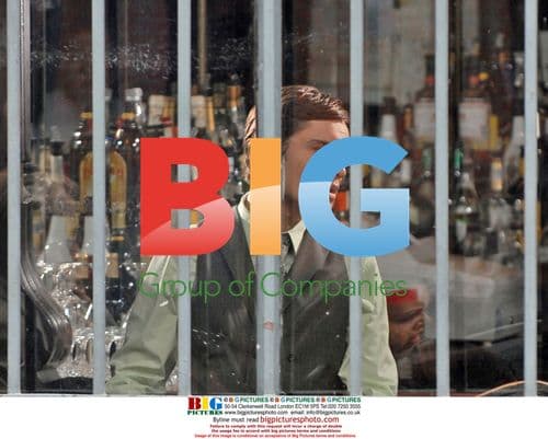 Ed Westwick filming Gossip Girl