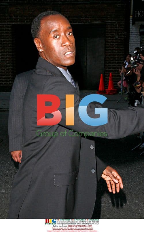 Don Cheadle arrives for 'The Late Show'