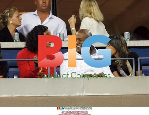 Serena Williams and Forrest Whitaker at U.S. Open