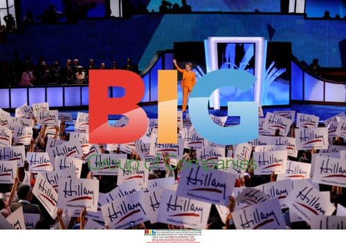 Hillary Clinton Arrives at DNC Convention