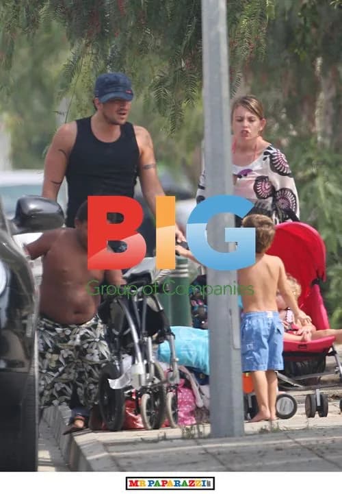 Peter Andre and Family in Cyprus