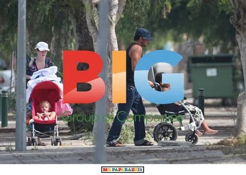 Peter Andre and Kids Drop Off Friend in Cyprus