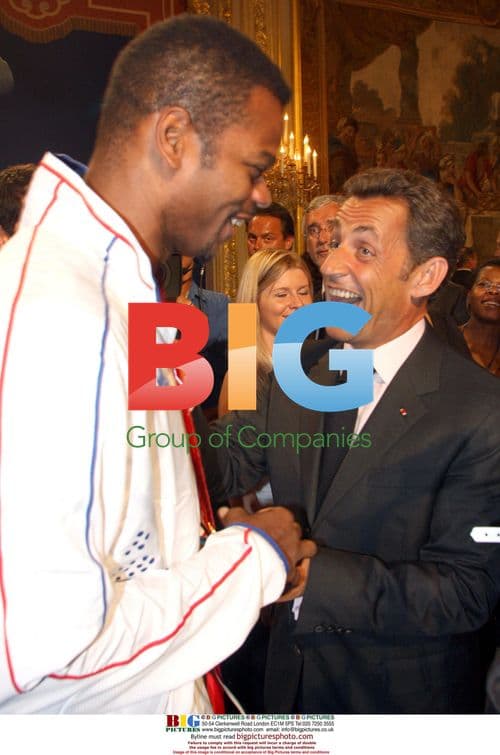 French athletes at Elysee Palace