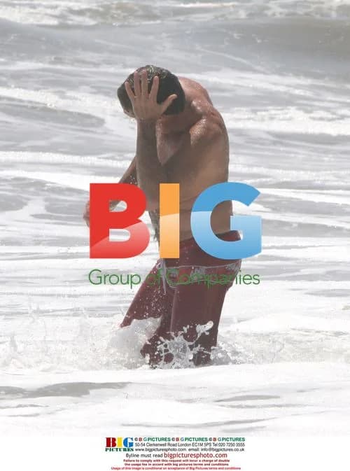 David Hasselhoff Bodysurfing in Malibu