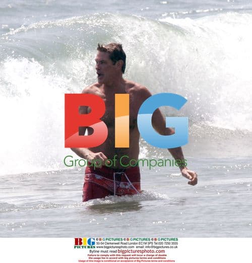 David Hasselhoff Bodysurfing in Malibu