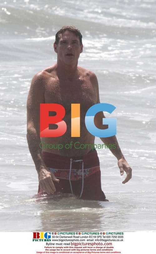 David Hasselhoff at Malibu Beach