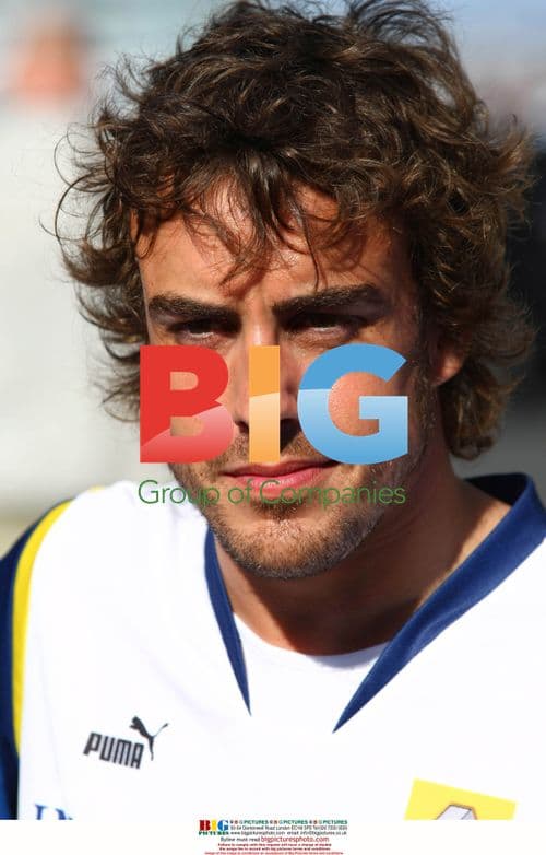 Fernando Alonso at European F1 Qualifying