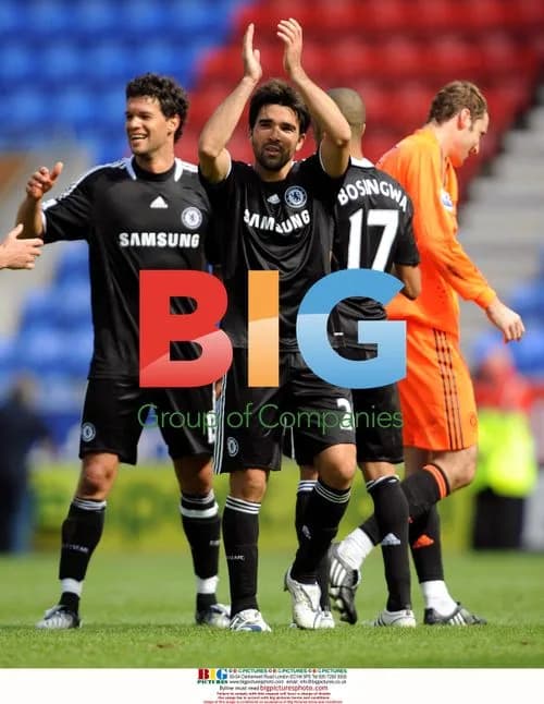 Deco Celebrates After Wigan's Win Over Chelsea