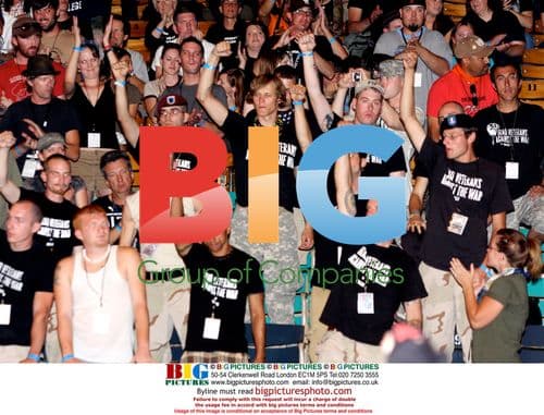 Iraq Veterans at DNC 2008 Protest Concert in Denver