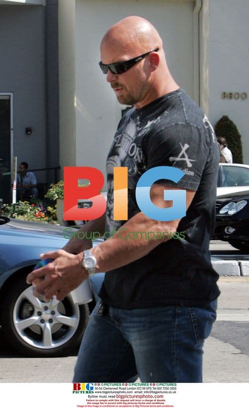 Steve Austin Spotted Getting Coffee