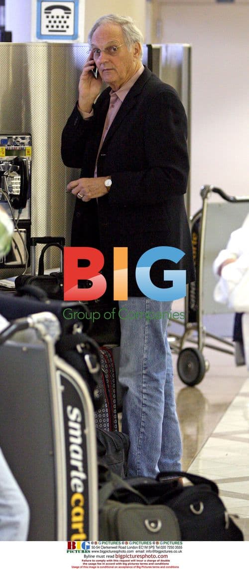 Alan Alda at Los Angeles Airport