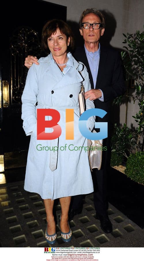 Bill Nighy and Diana Quick spotted in Mayfair