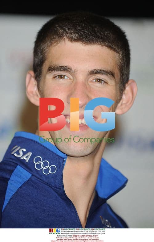 Michael Phelps at Visa Grant Press Conference