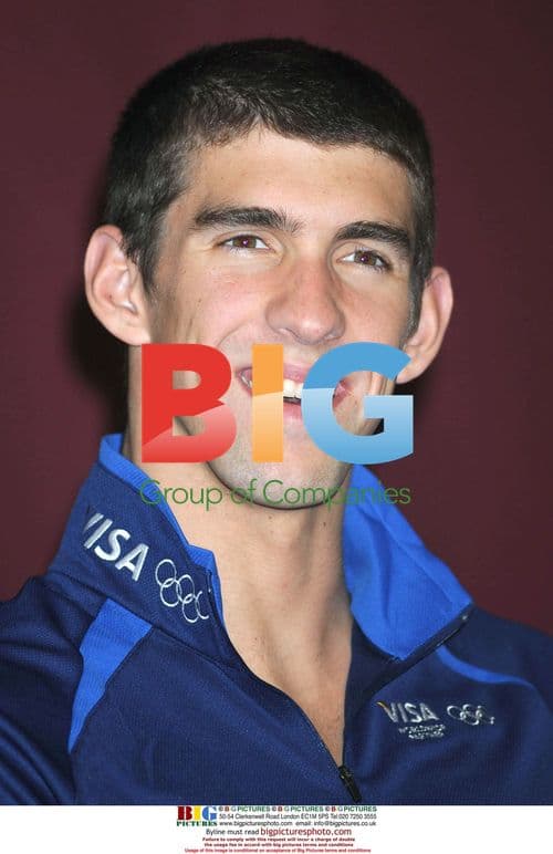 Michael Phelps at Swimming Program Press Conference