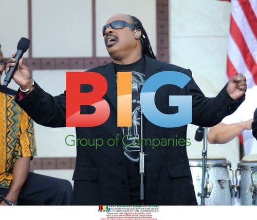 Stevie Wonder performs at 2008 DNC