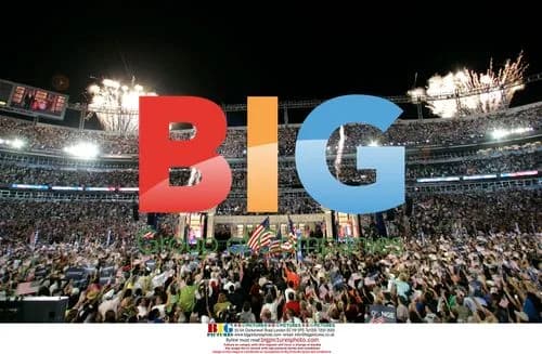 Fireworks over Democratic National Convention in Denver