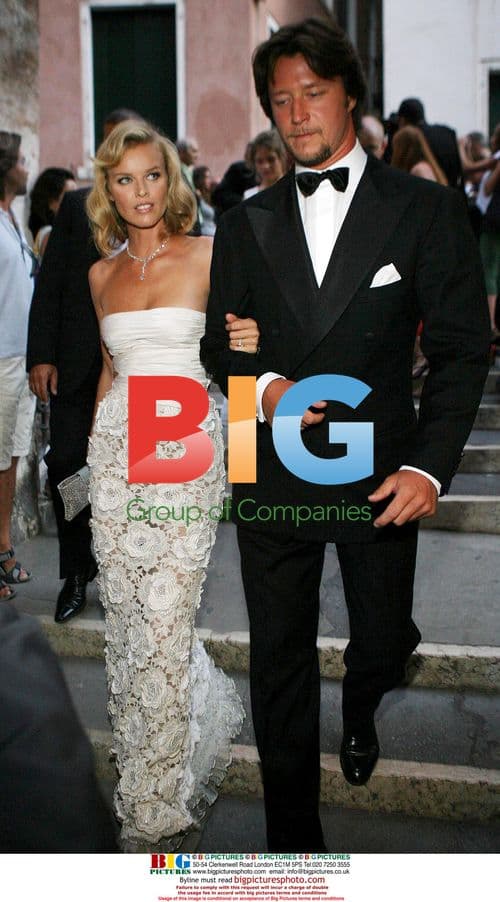 EVA HERZIGOVA and GREGORIO MARSIA at 'The Last Emperor' premiere