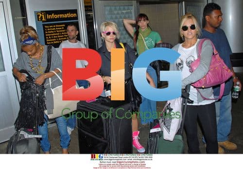 The Pussycat Dolls Arrive at JFK Airport