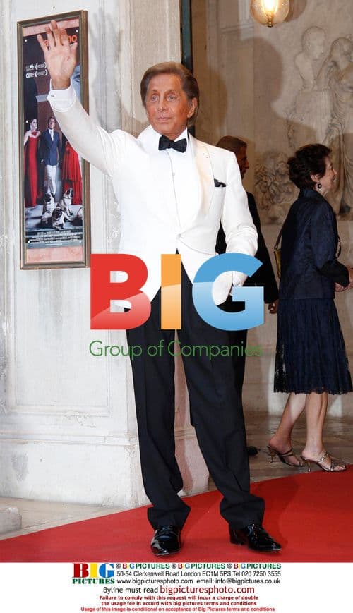 Valentino Garavani at "The Last Emperor" Premiere