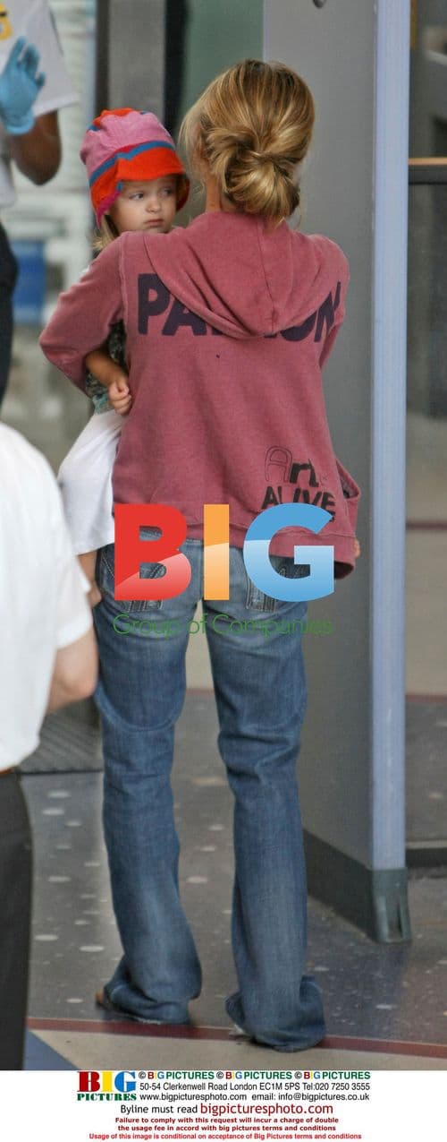 Jennifer Meyer and daughter Ruby depart LAX