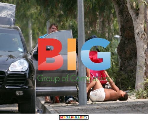 Peter Andre and kids on holiday in Cyprus