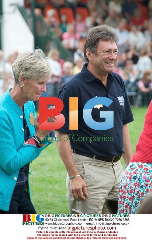 Alan Titchmarsh and wife at Chatsworth Country Fair